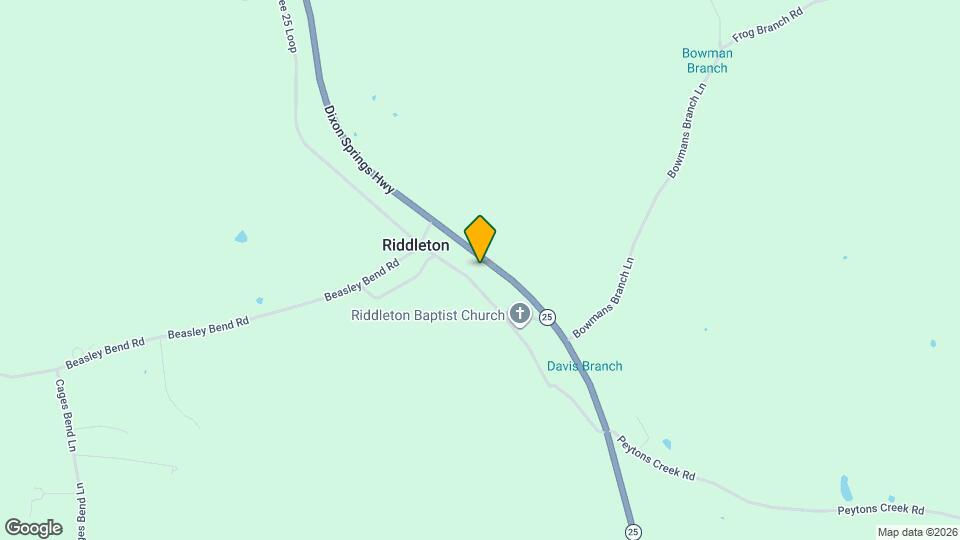 609 Dixon Springs Hwy Map and Location Details