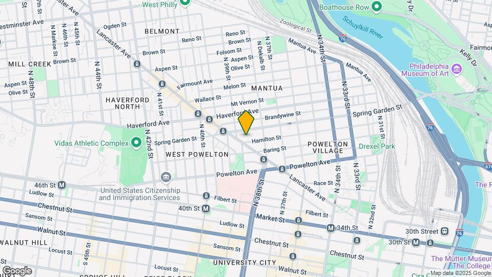 3841 Hamilton St Mapa y Detalles de la Ubicación