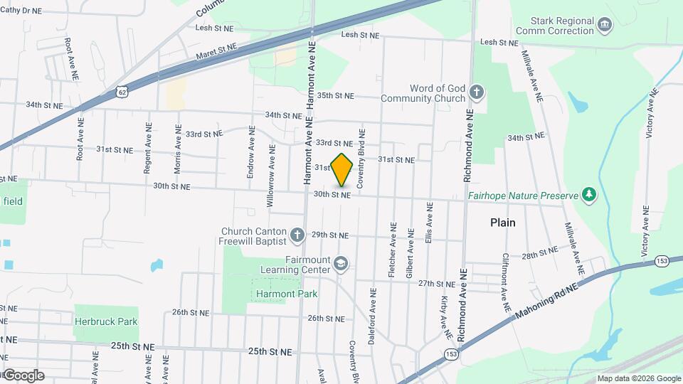 3427 30th St NE Map and Location Details