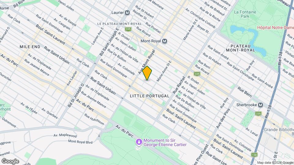 4415 Avenue Coloniale-SI ID1602276P, Unit SI ID1602276P Map and Location Details