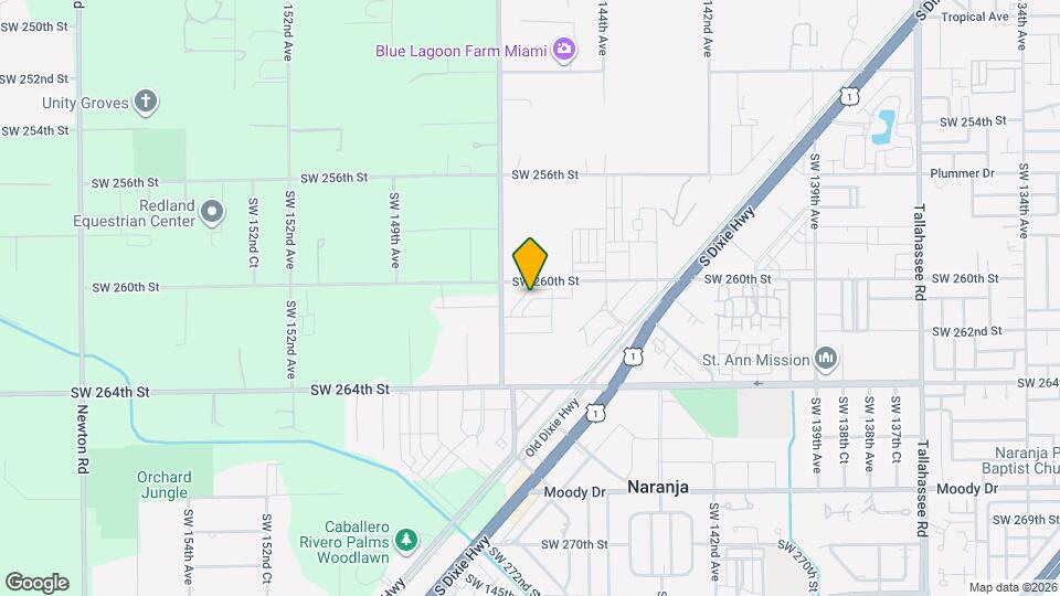26102 SW 146th Ave Mapa y Detalles de la Ubicación