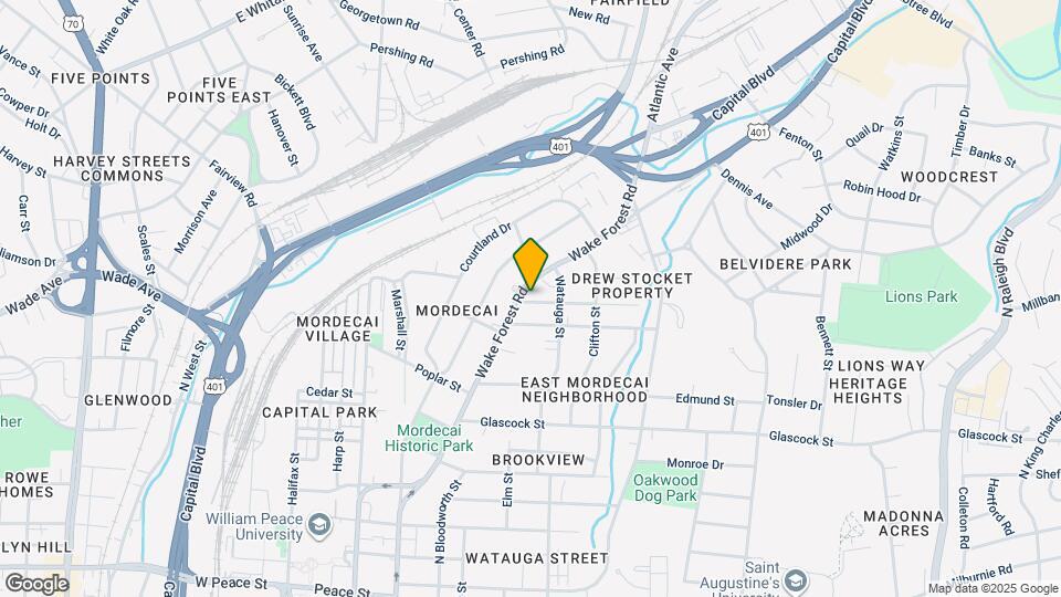 405 Harding St Map and Location Details