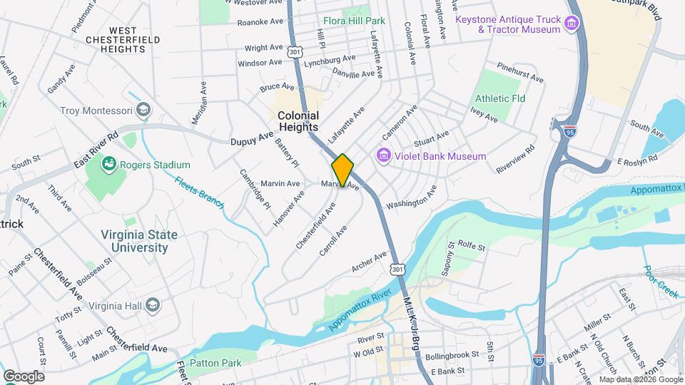 176 Chesterfield Ave Map and Location Details