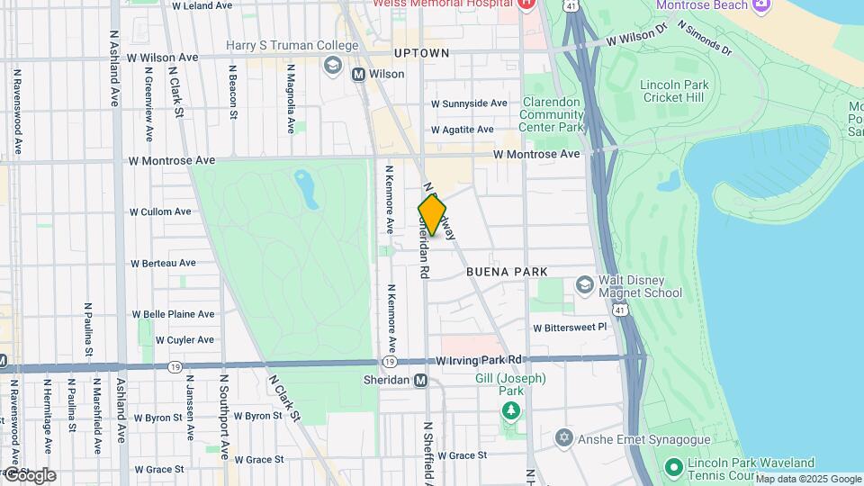 924 W Buena Ave Mapa y Detalles de la Ubicación