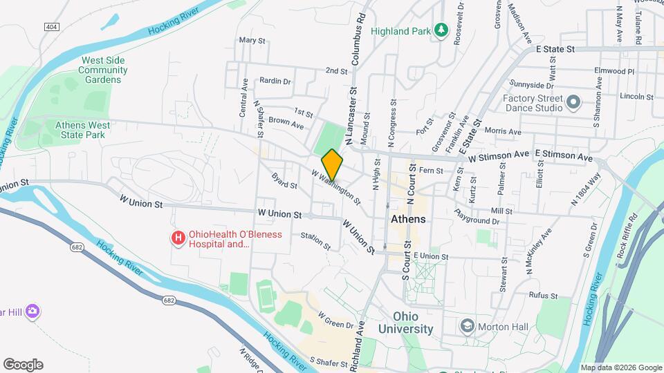 121 Washington W St Mapa y Detalles de la Ubicación