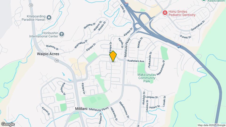 Mililani Town Houses Map and Location Details