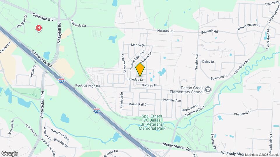 5413 Soledad Dr Map and Location Details