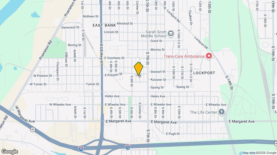 2615 S Center St Map and Location Details