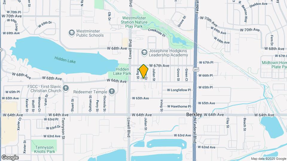 6601 Knox Ct Mapa y Detalles de la Ubicación