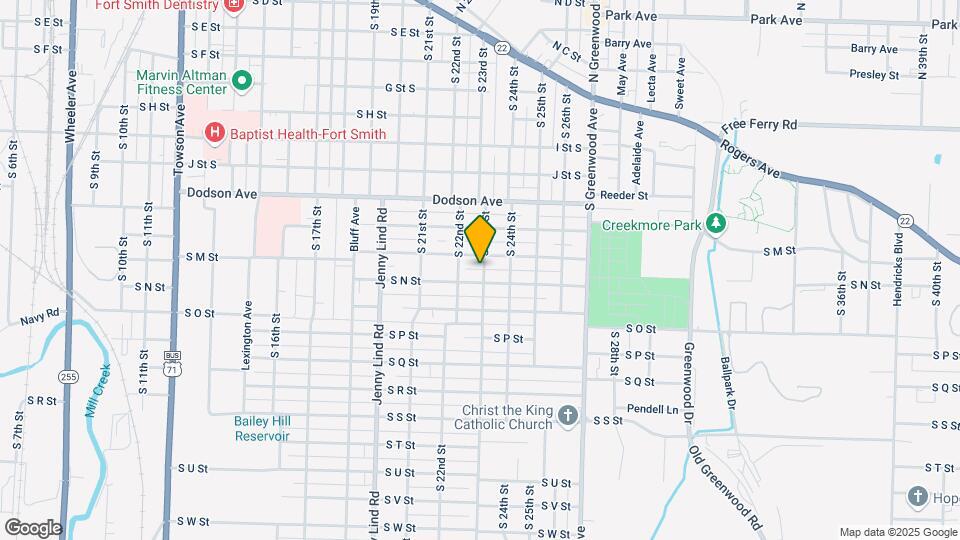 1402 S 23rd St Map and Location Details