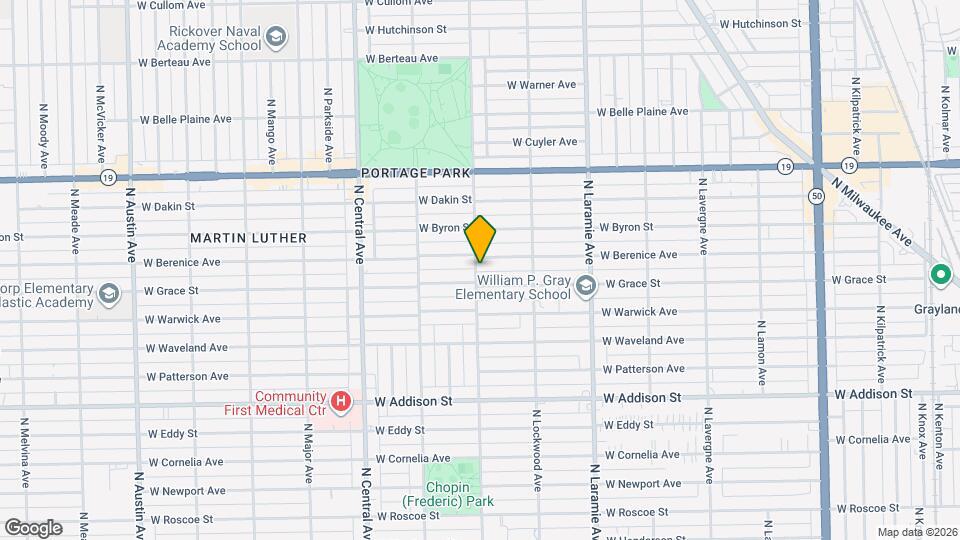 5359 W Berenice Ave Map and Location Details