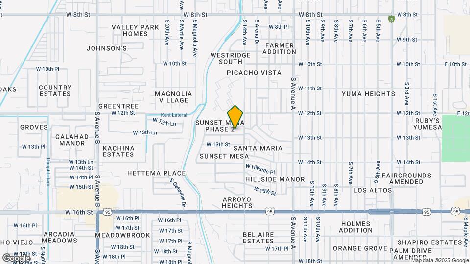 1444 W Santa Maria Way Map and Location Details