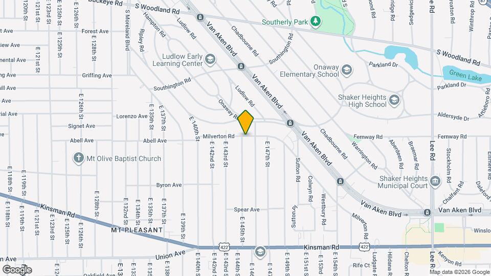 14506 Milverton Rd Map and Location Details