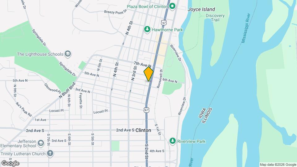 512 N 2nd St, Unit 512 1/2  S 2nd St Map and Location Details