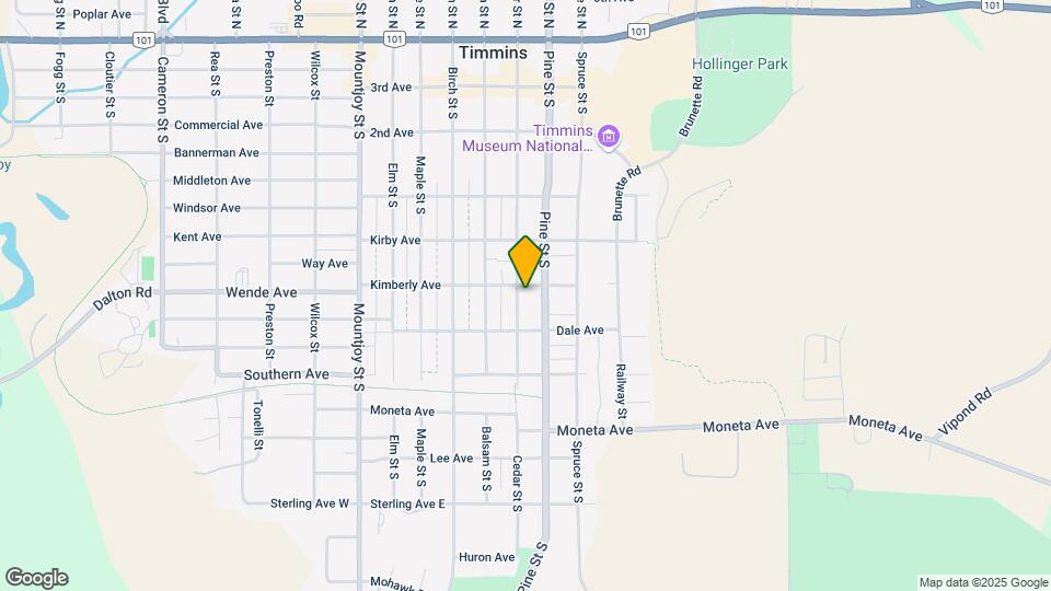 320 Cedar St S Map and Location Details