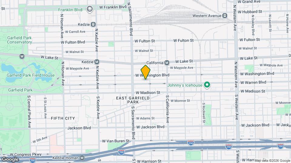 2912 W Warren Blvd Mapa y Detalles de la Ubicación