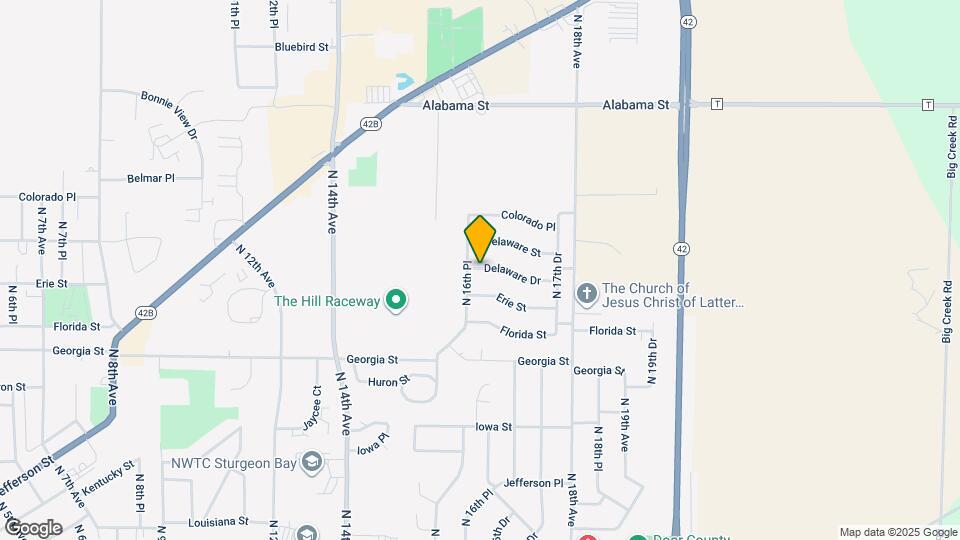 1607 Delaware Dr Map and Location Details