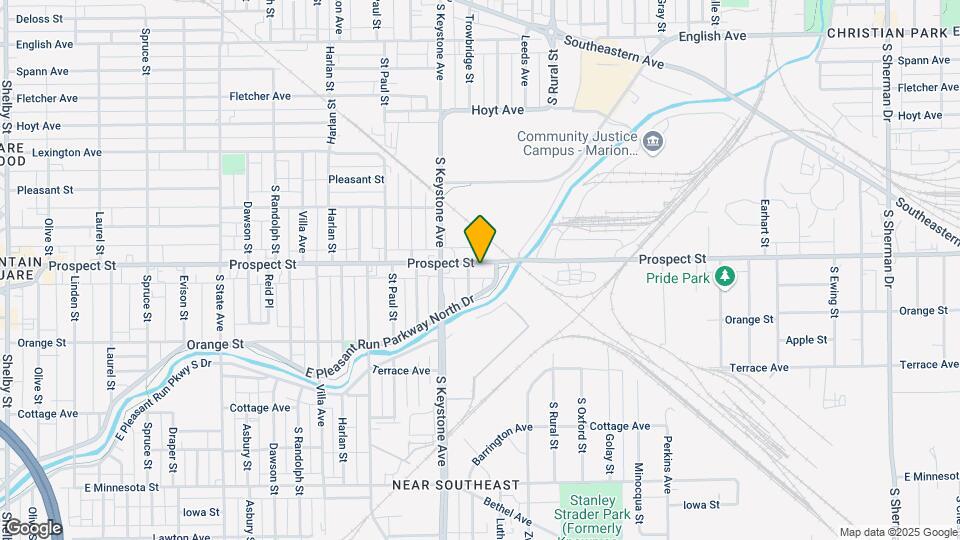 2513 Prospect St Map and Location Details
