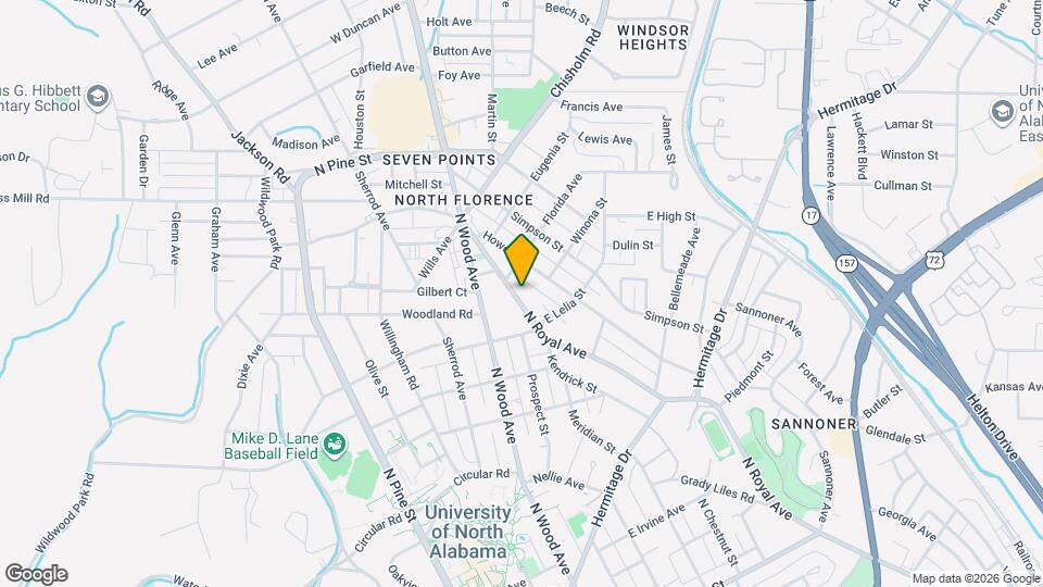 1034 N Royal Ave Map and Location Details