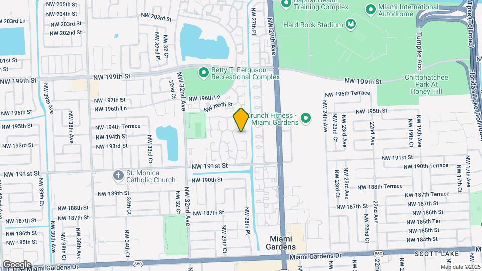 19354 NW 28th Ct Map and Location Details