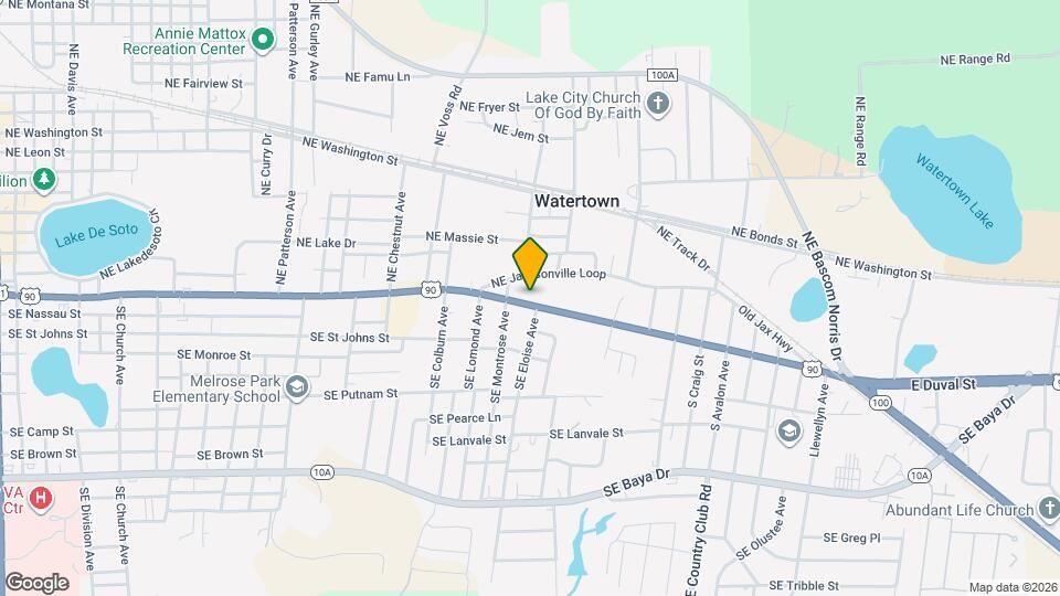 1343 E Duval St Map and Location Details