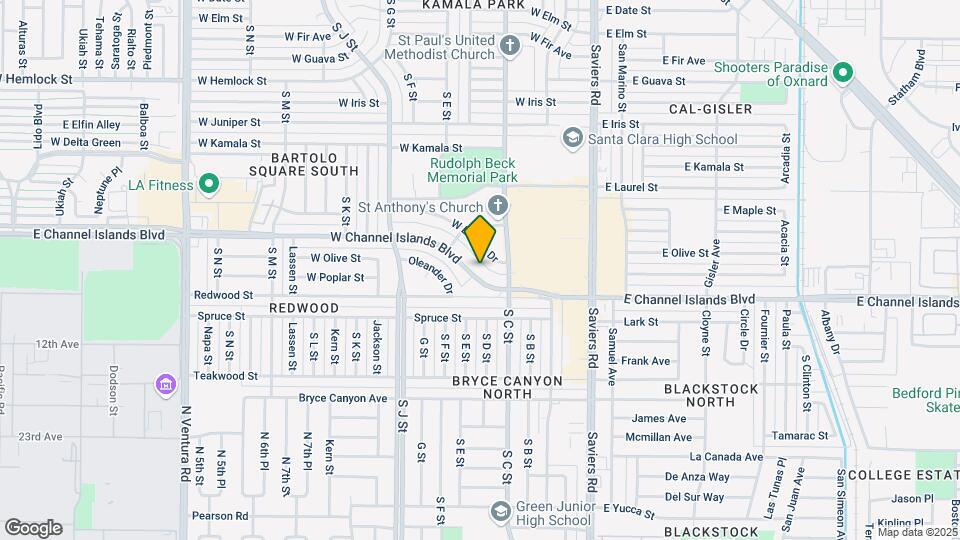 461-505 W Channel Islands Blvd Map and Location Details