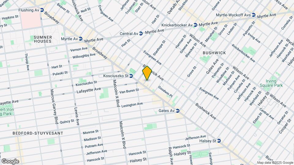 1122 Lafayette Ave Map and Location Details