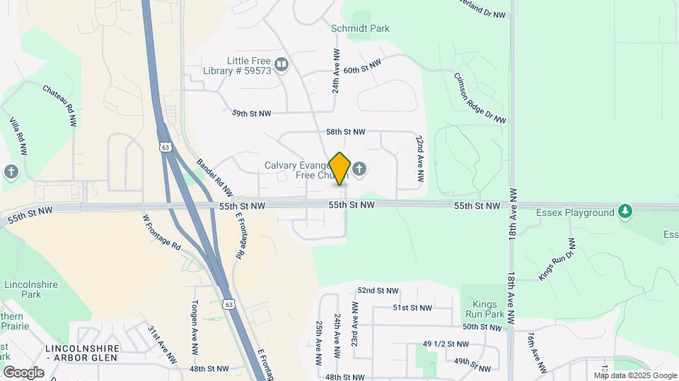 5501 25th Ave NW Map and Location Details