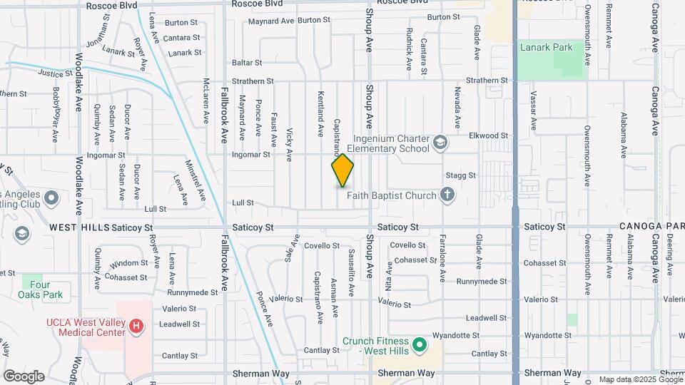 7656 Capistrano Ave Map and Location Details