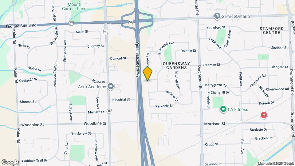 4453 Meadowvale Dr Map and Location Details