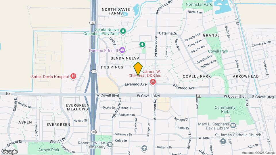 909 Alvarado Ave Map and Location Details