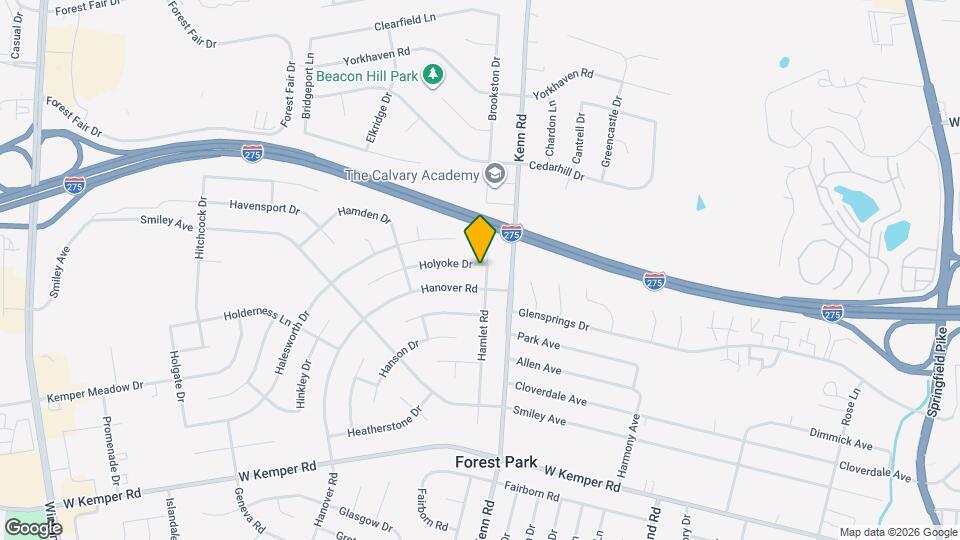 11839 Hamlet Rd Map and Location Details