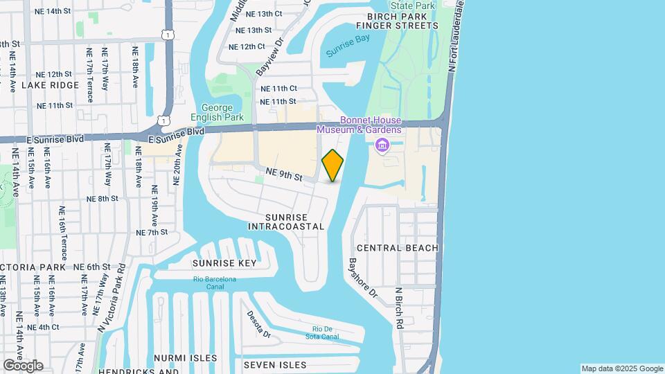 888 Intracoastal Dr Map and Location Details