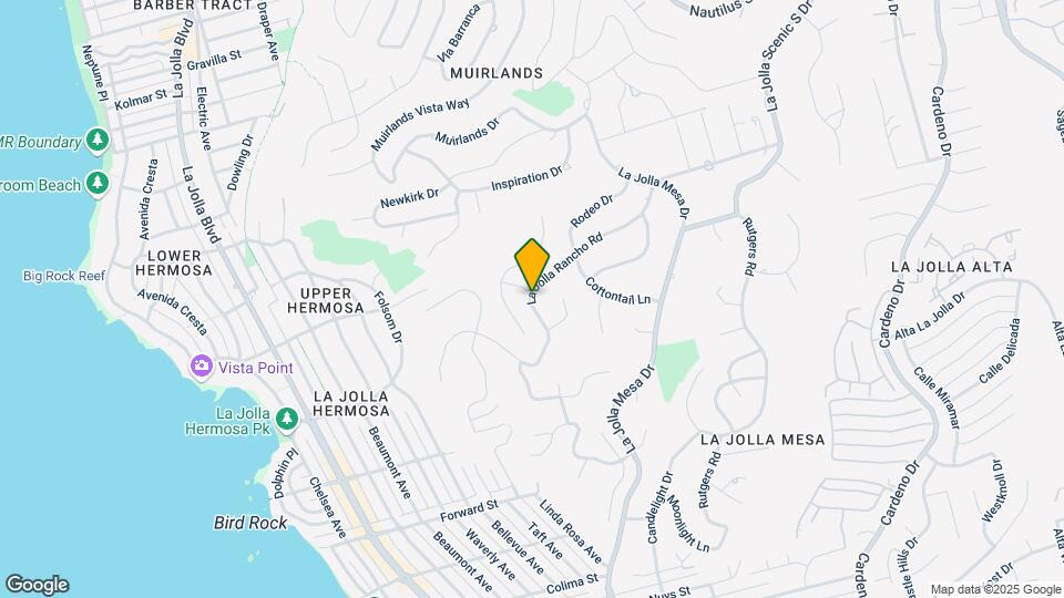 1145 La Jolla Rancho Rd Map and Location Details