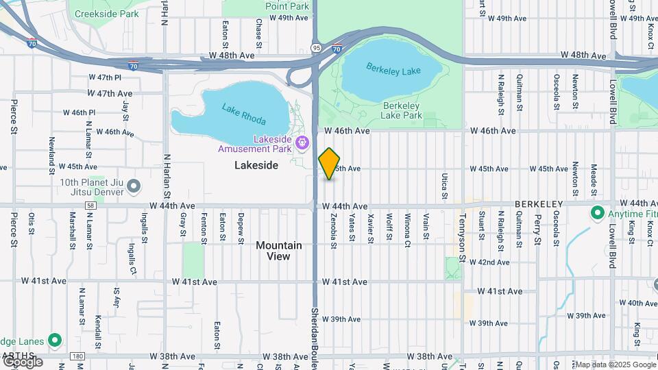 4457 Zenobia St Map and Location Details