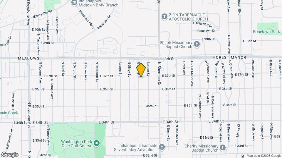 3635 N Gale St Map and Location Details