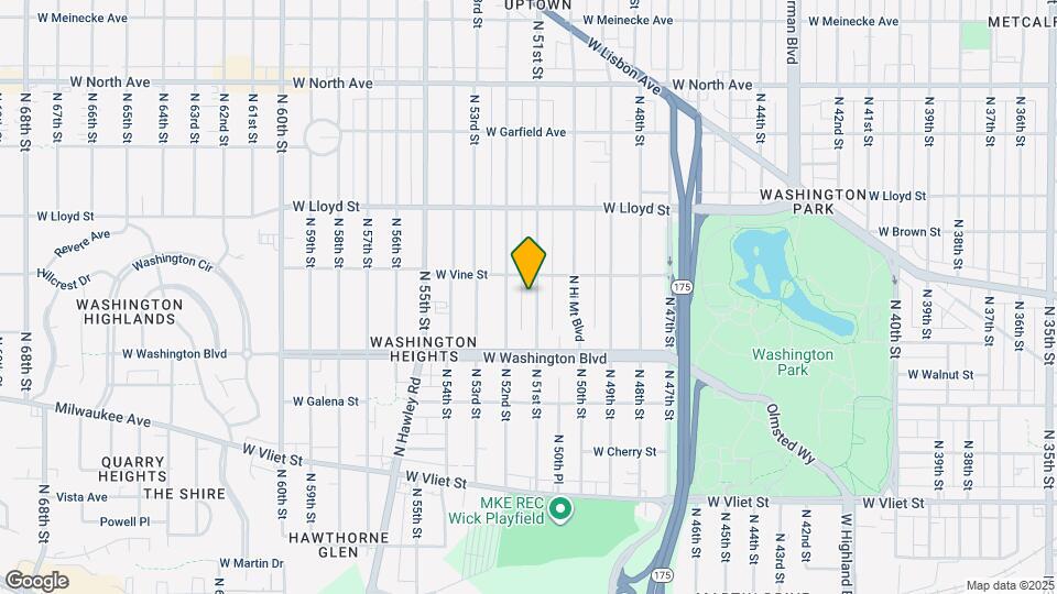 1819 N 51st St Map and Location Details