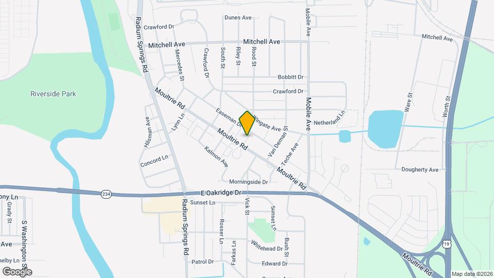 707 Moultrie Rd Map and Location Details