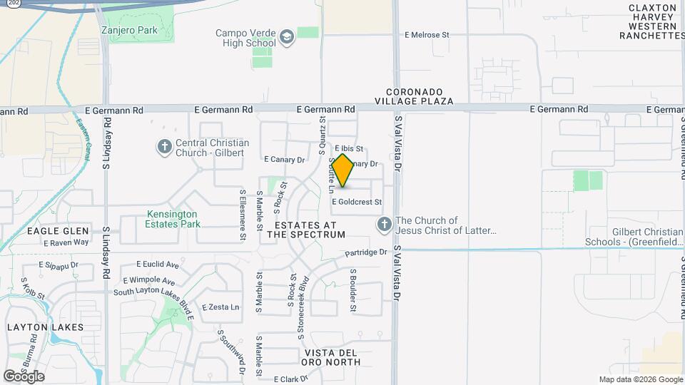 1449 E Lovebird Ln Map and Location Details