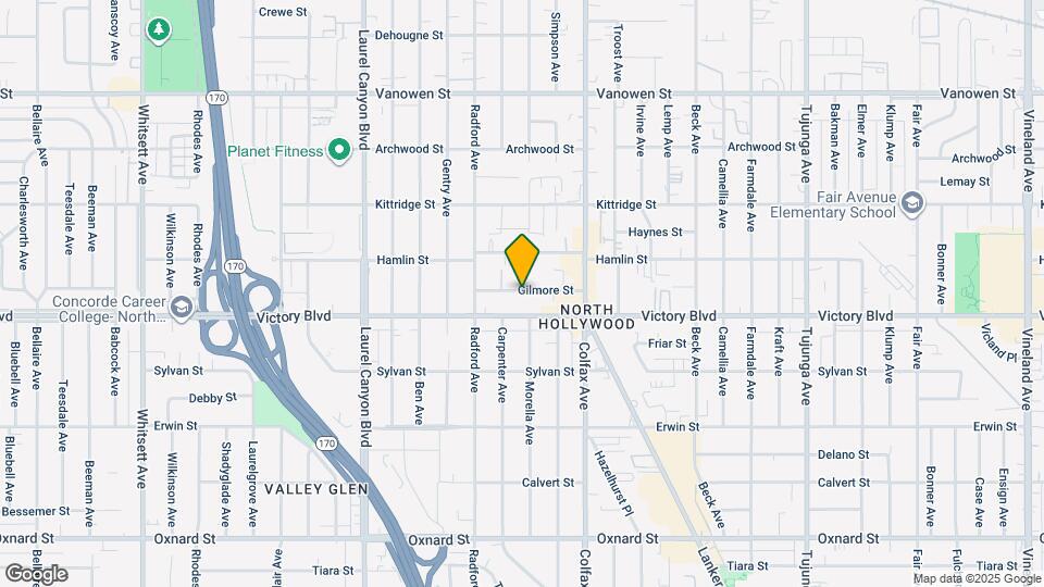 11812 1/2 Gilmore St Map and Location Details