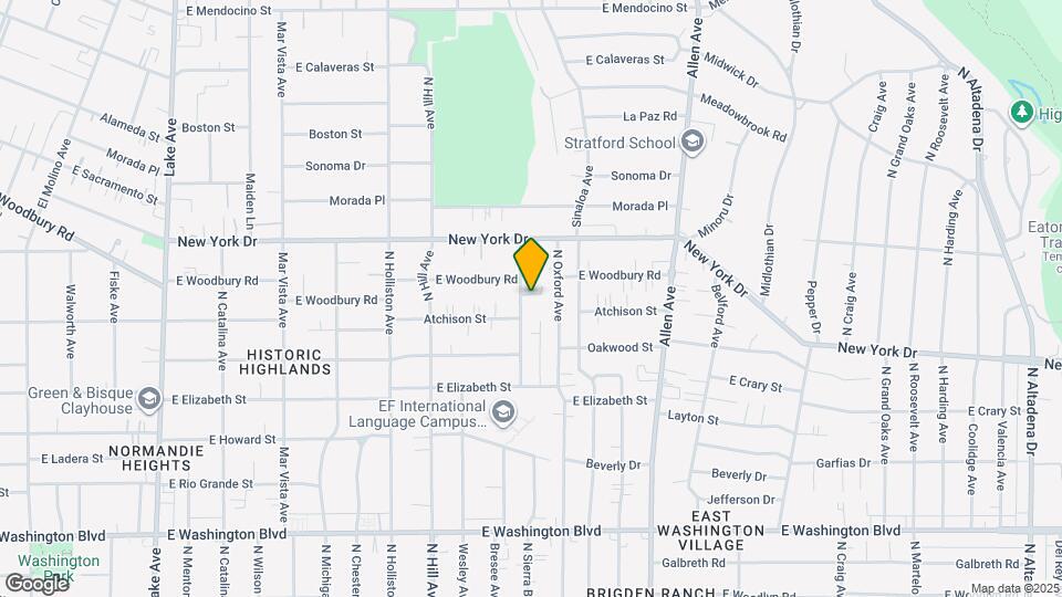 1770 N Sierra Bonita Ave Map and Location Details