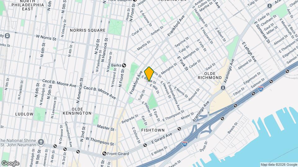 1636 E Wilt St Mapa y Detalles de la Ubicación