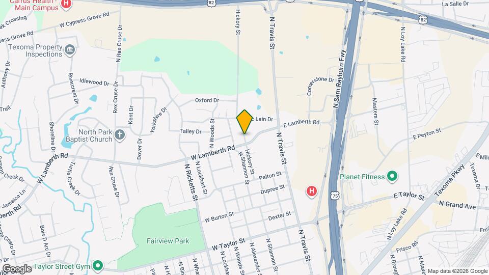 2520 N Hickory St Map and Location Details