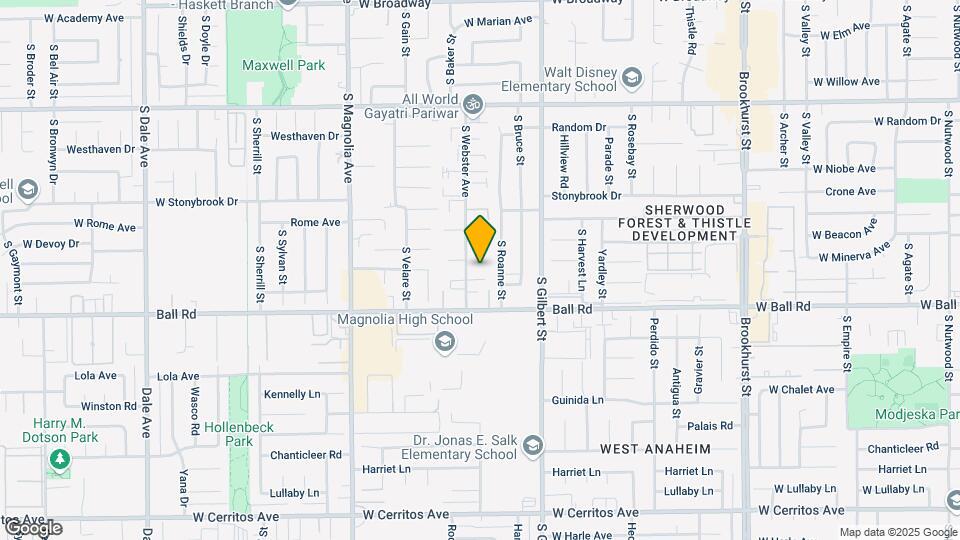 918 S Webster Ave Map and Location Details