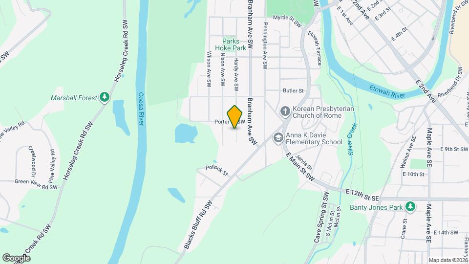 606 Hardy Ave SW Mapa y Detalles de la Ubicación