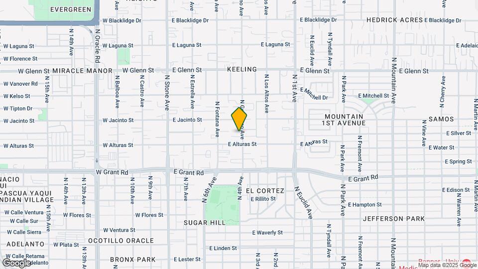 2511-2517 N Geronimo Ave Mapa y Detalles de la Ubicación