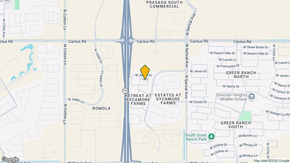 16574 W Sierra St Map and Location Details