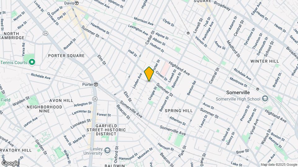 49 Porter St, Unit 3 Map and Location Details