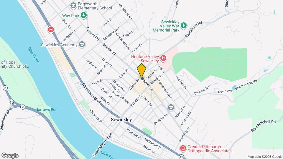 408 Beaver St Mapa y Detalles de la Ubicación