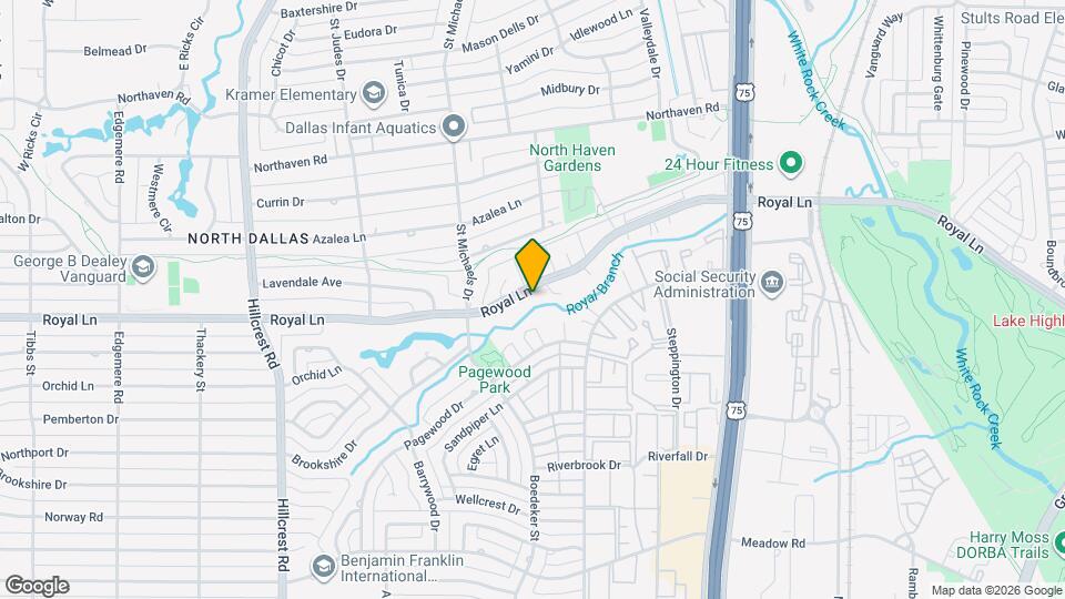 7420 Royal Ln Map and Location Details